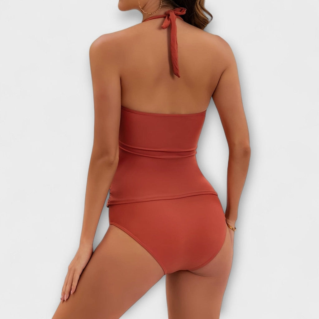Dames Badpak Tweedelig Halterneck – Vorana