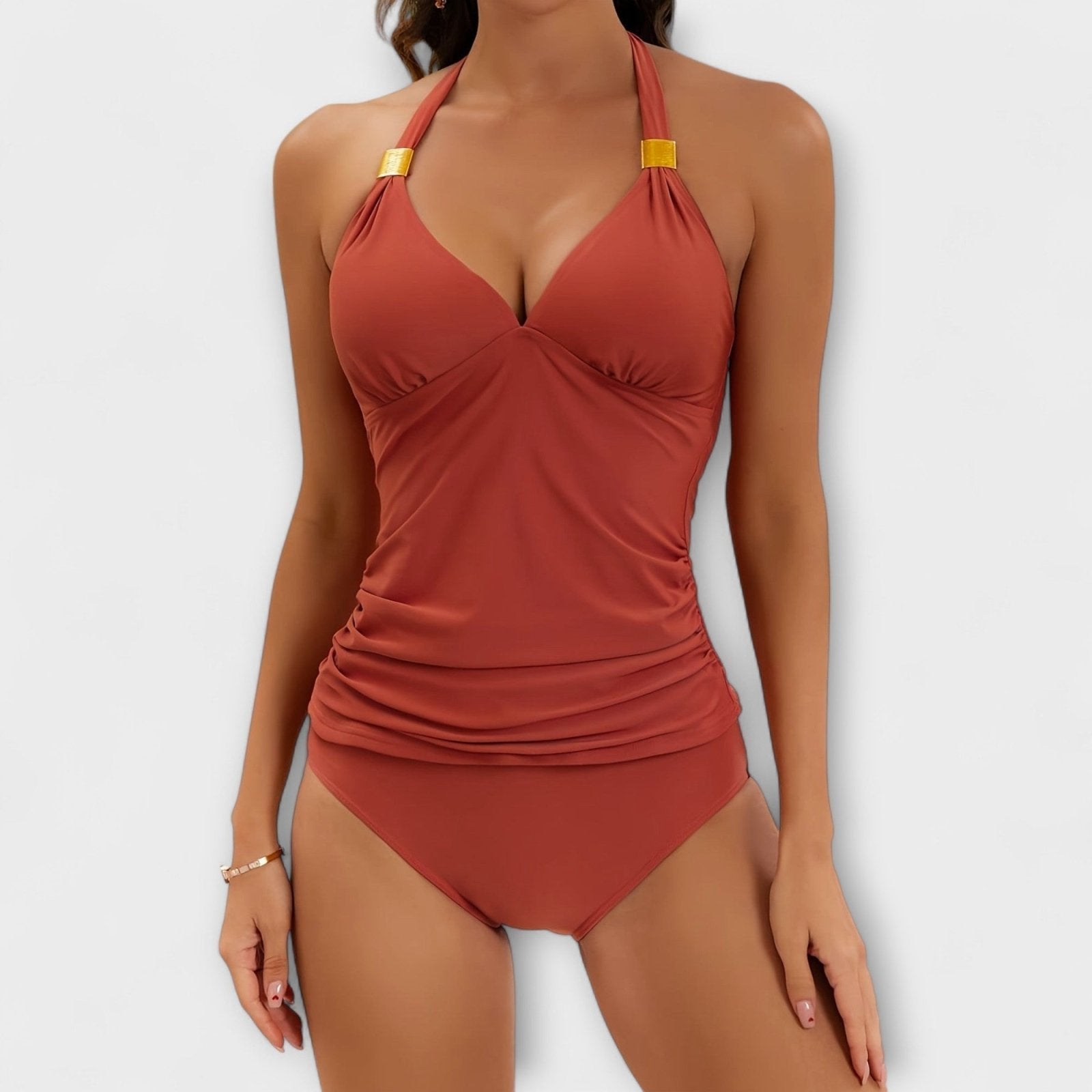 Dames Badpak Tweedelig Halterneck – Vorana