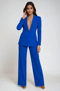 Dames Blazer en Broek Set Regular Fit – Vorana