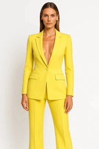 Dames Blazer en Broek Set Regular Fit – Vorana