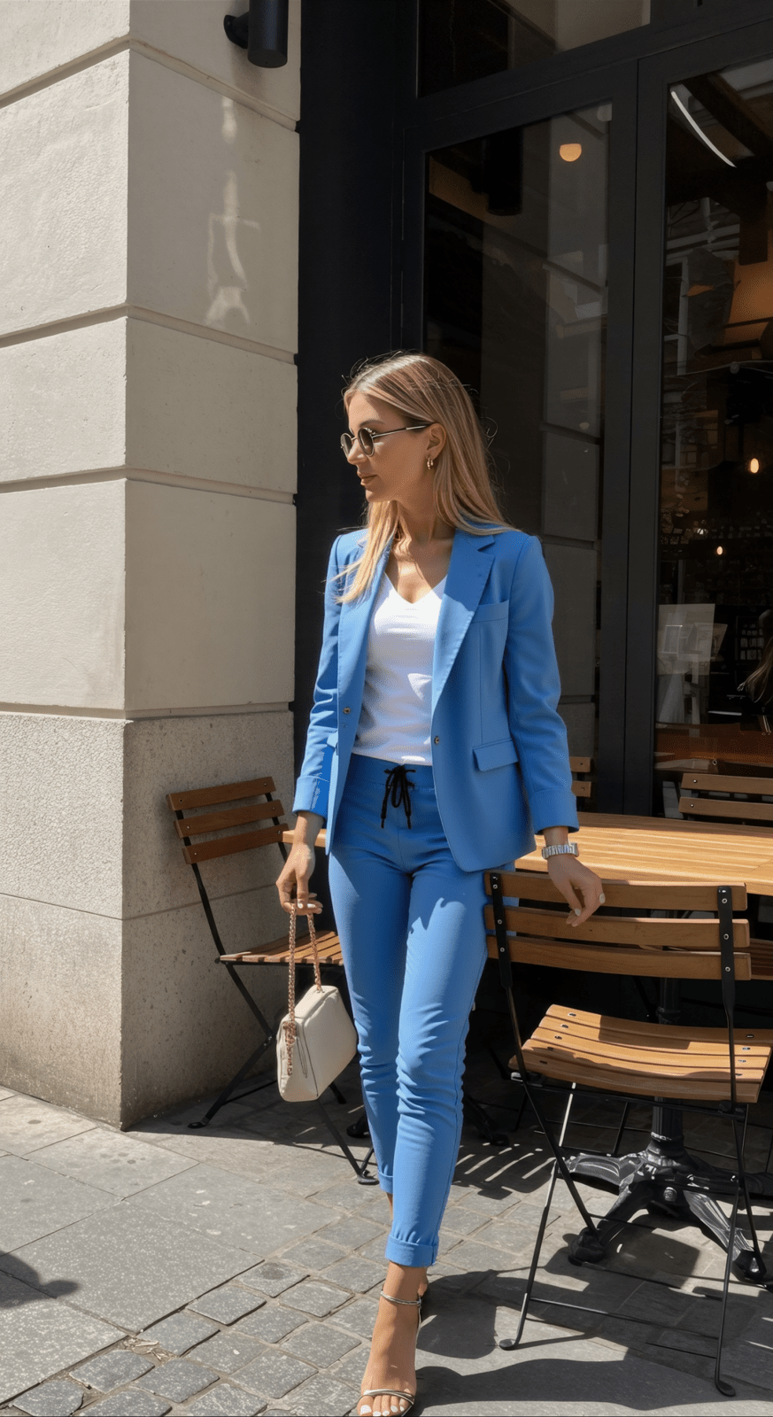 Dames Blazer Set Casual Chic – Vorana
