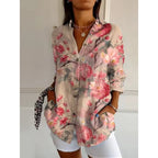 Dames Blouse Bloemenprint Casual – Vorana