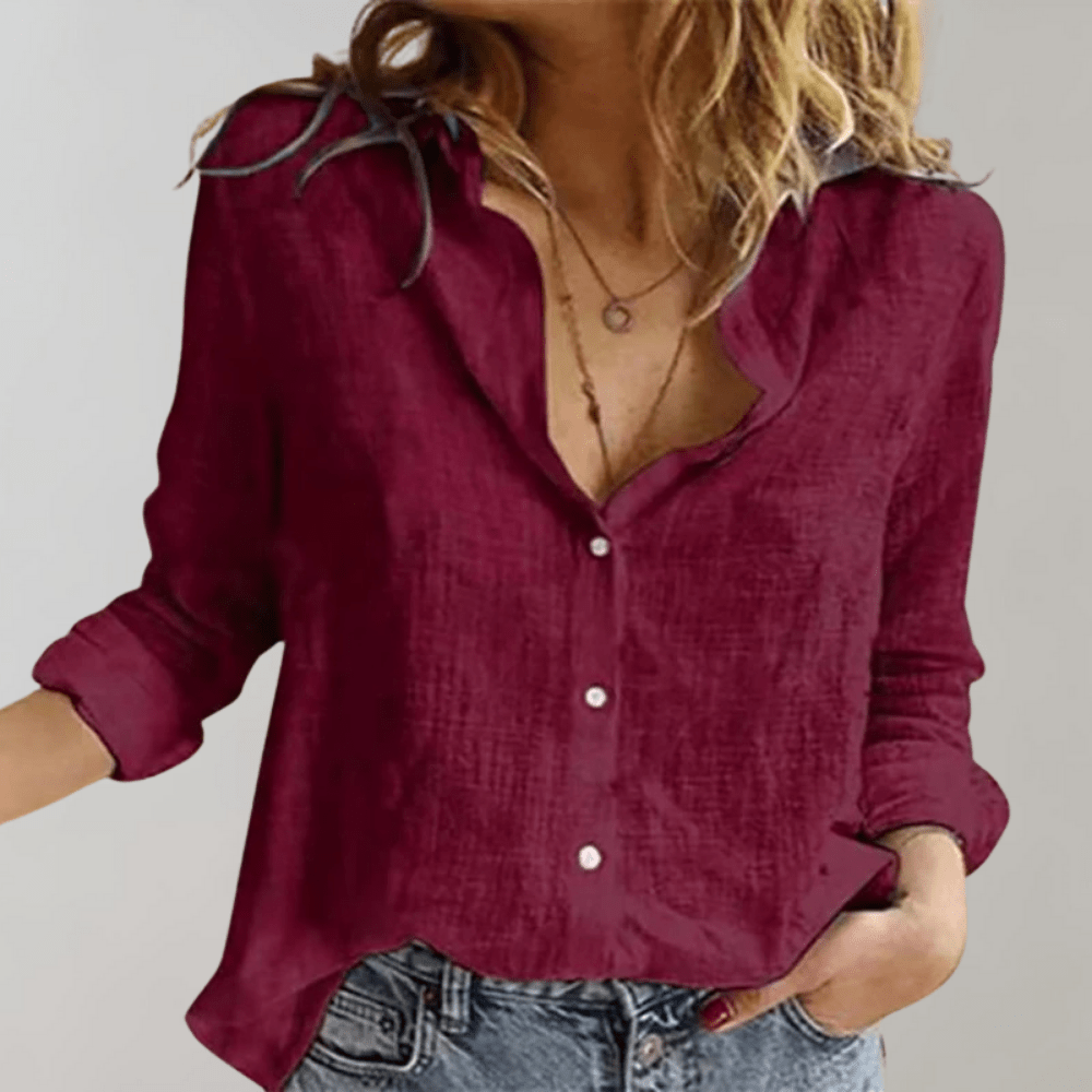 Dames Blouse Zomer Relaxed Fit – Vorana