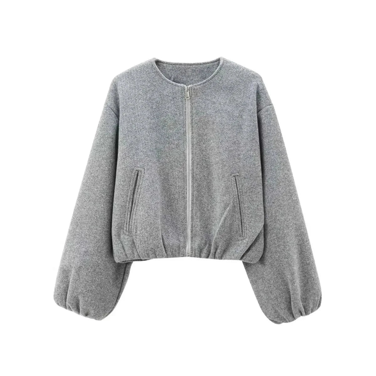 Dames Bomberjas Ritssluiting Casual – Vorana