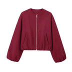 Dames Bomberjas Ritssluiting Casual – Vorana