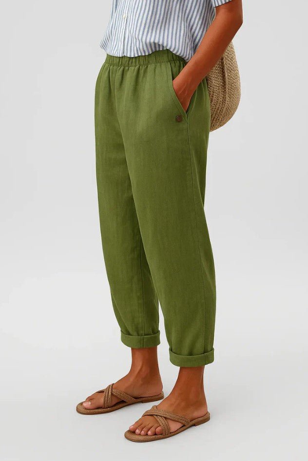 Dames Broek klassieke rechte pijp mid-rise taille – Vorana