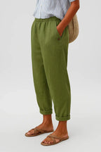 Dames Broek klassieke rechte pijp mid-rise taille – Vorana