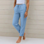 Dames Broek Wijde pijpen luchtige weving Zomer Relaxed Fit – Vorana