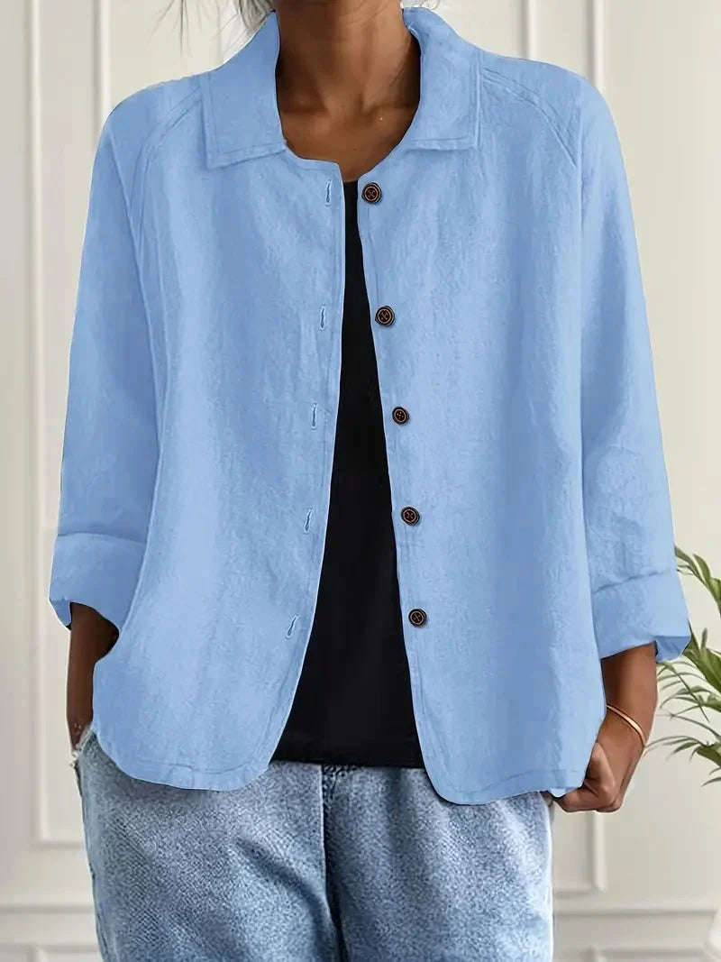 Dames Cardigan knoopsluiting ademend – Vorana