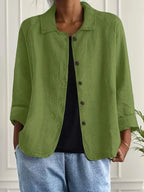 Dames Cardigan knoopsluiting ademend – Vorana