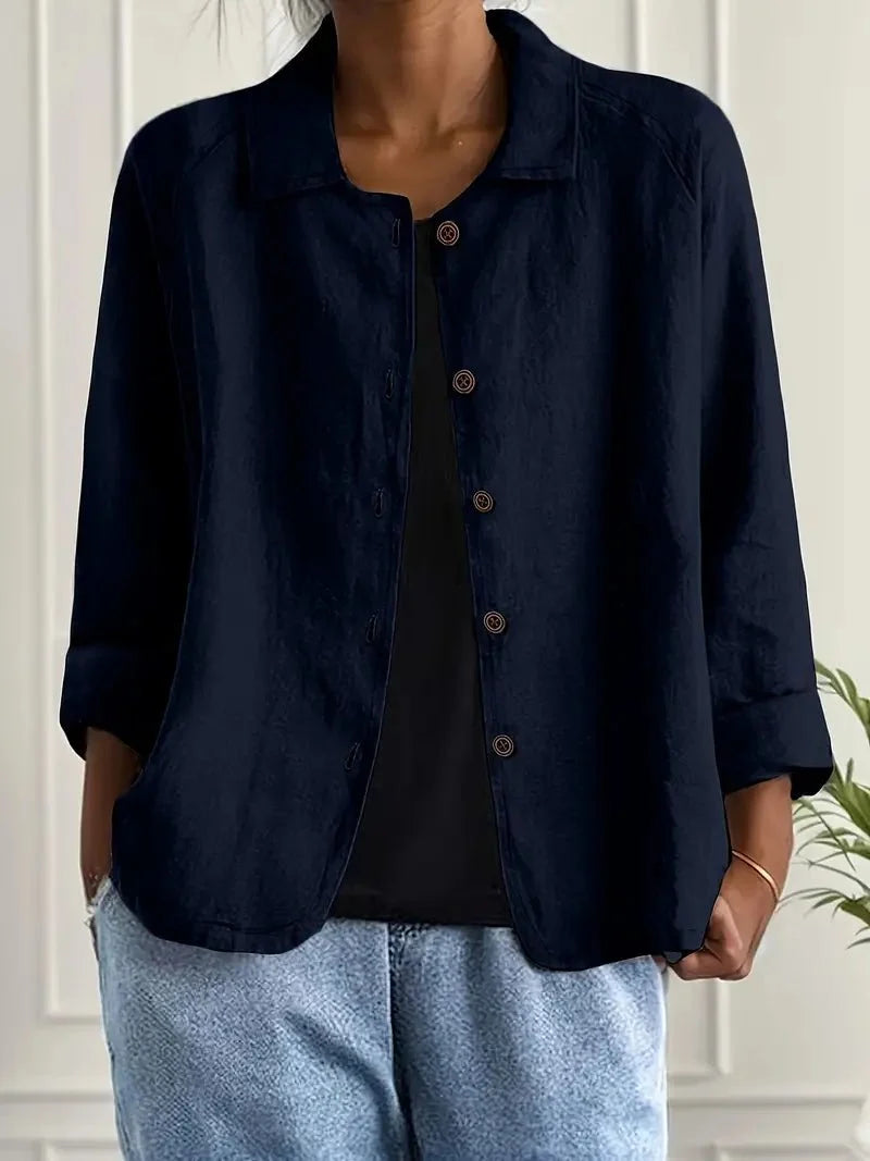 Dames Cardigan knoopsluiting ademend – Vorana