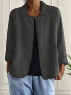 Dames Cardigan knoopsluiting ademend – Vorana
