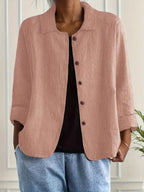 Dames Cardigan knoopsluiting ademend – Vorana