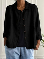 Dames Cardigan knoopsluiting ademend – Vorana