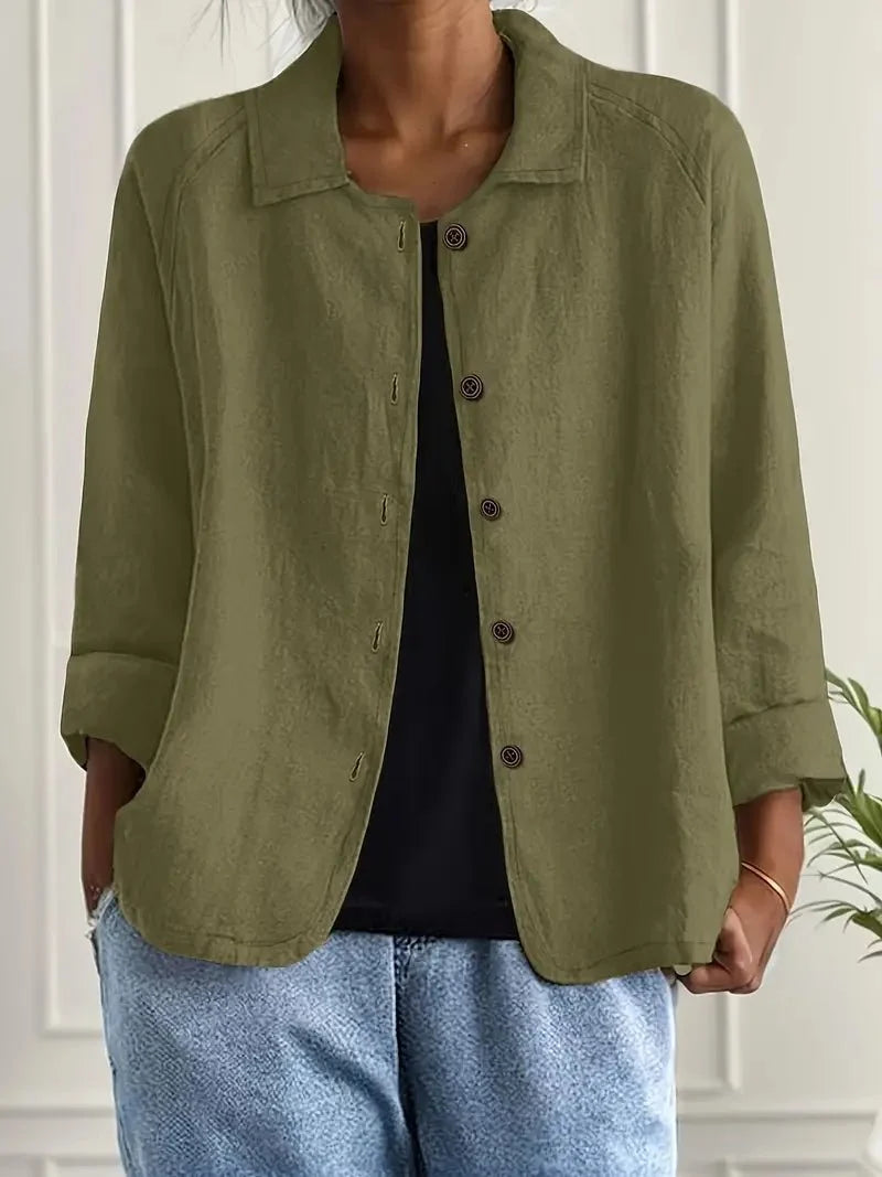 Dames Cardigan knoopsluiting ademend – Vorana