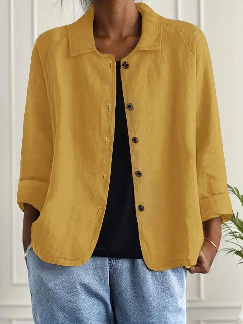 Dames Cardigan knoopsluiting ademend – Vorana