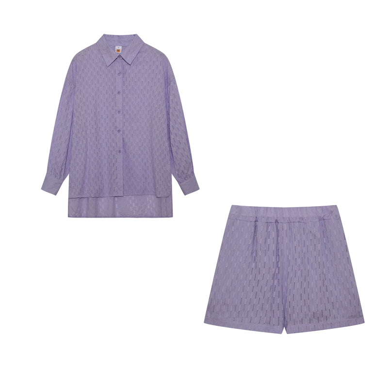 Dames Co-ord Set Ademend Zomer Casual – Vorana