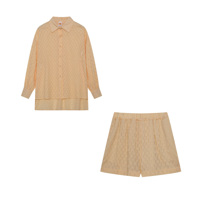 Dames Co-ord Set Ademend Zomer Casual – Vorana