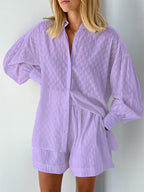 Dames Co-ord Set Ademend Zomer Casual – Vorana