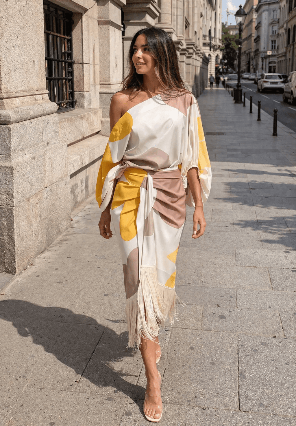 Dames Co-ord Set Asymmetrische snit – Vorana