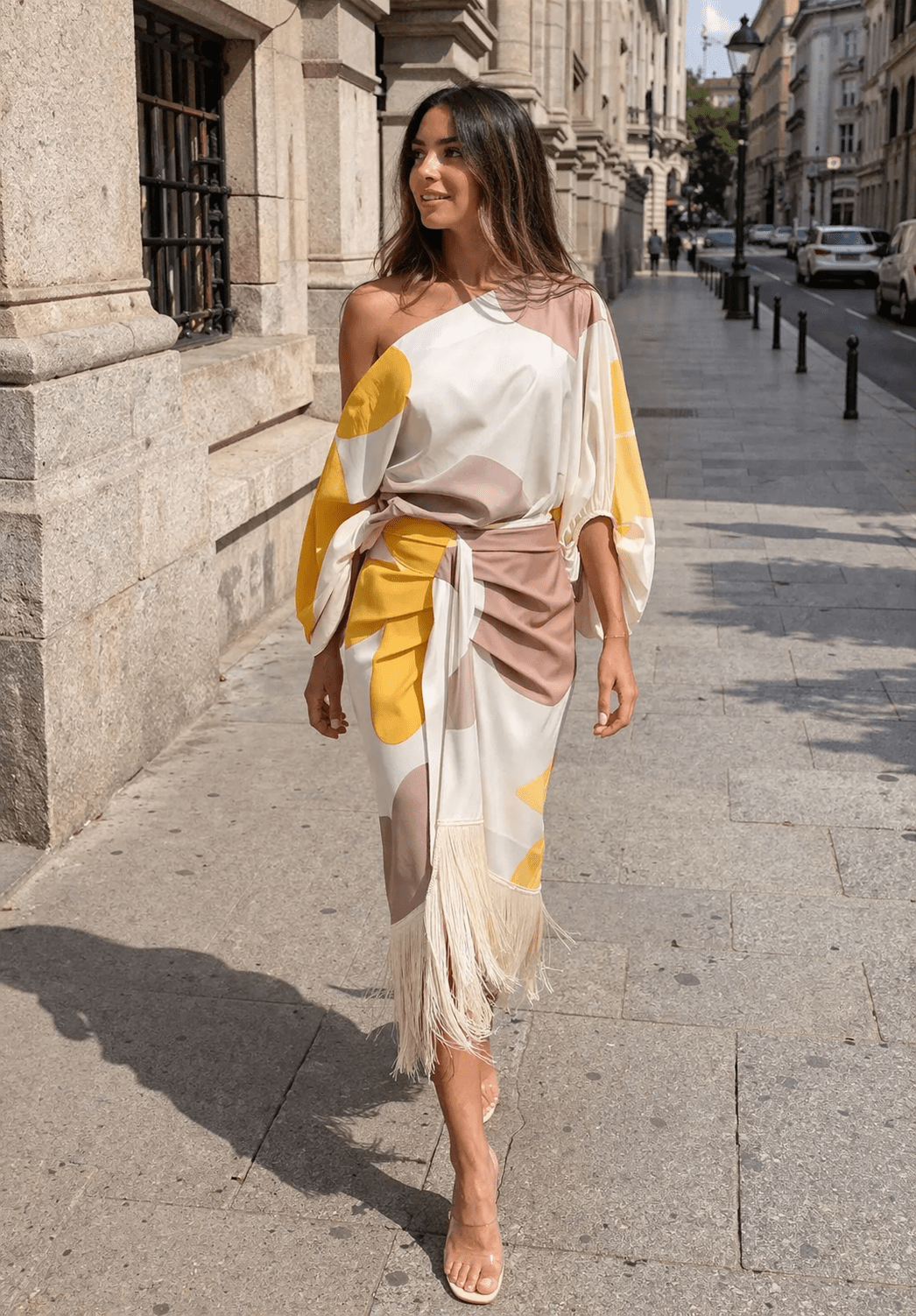 Dames Co-ord Set Asymmetrische snit – Vorana
