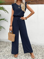 Dames Co-ord Set Kanten details Relaxed fit – Vorana