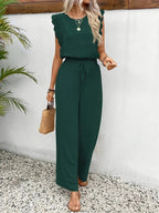 Dames Co-ord Set Kanten details Relaxed fit – Vorana