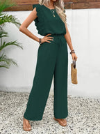 Dames Co-ord Set Kanten details Relaxed fit – Vorana