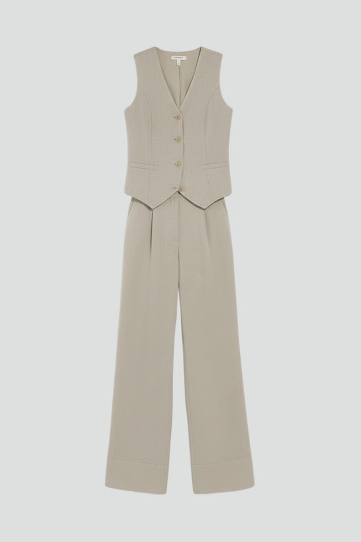 Dames Co-ord Set V-hals waistcoat – Vorana