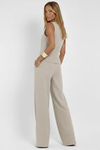 Dames Co-ord Set V-hals waistcoat – Vorana