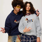 Dames Hoodie Oversized Borduurdetails – Vorana