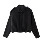 Dames Jas Gevoerd Ritssluiting bomber – Vorana