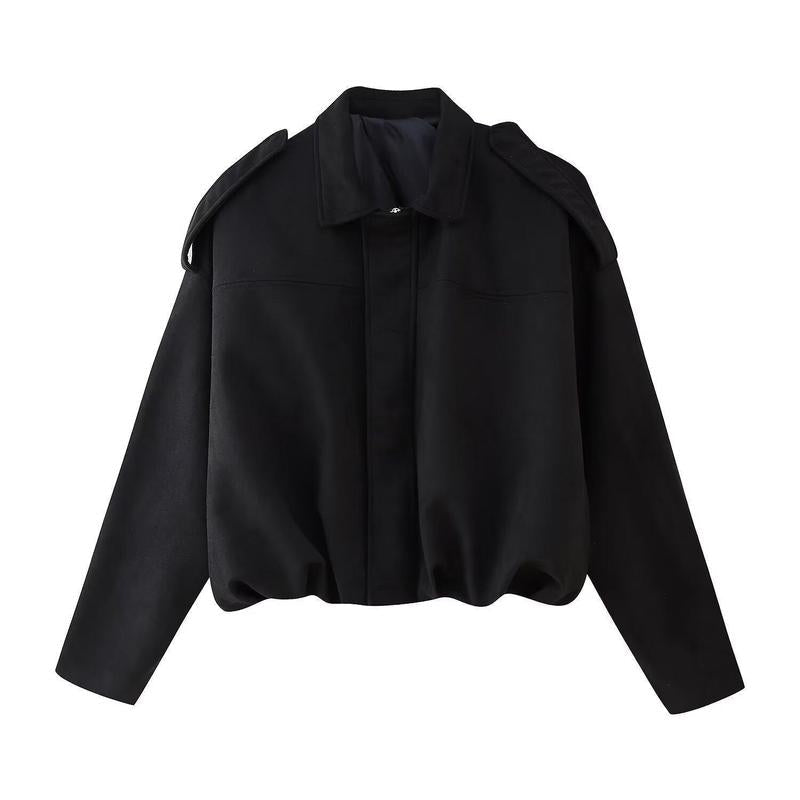 Dames Jas Gevoerd Ritssluiting bomber – Vorana