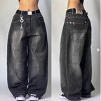 Dames Jeans Baggy Cargo Middelhoge taille – Vorana