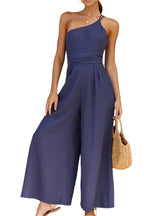 Dames Jumpsuit Ademend Stretch Modern Casual – Vorana