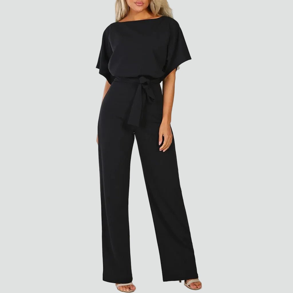 Dames Jumpsuit Wijde pijpen verstelbare tailleceintuur – Vorana