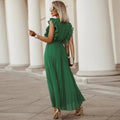 Dames Jurk Bohemian snit met V-Hals – Vorana