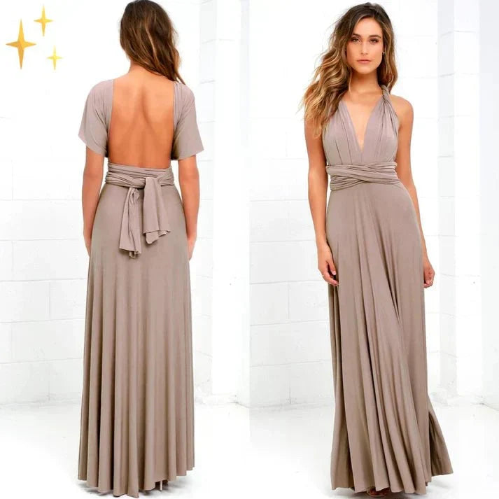 Dames Jurk Maxi Wikkel Casual – Vorana