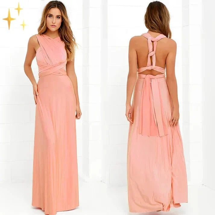 Dames Jurk Maxi Wikkel Casual – Vorana