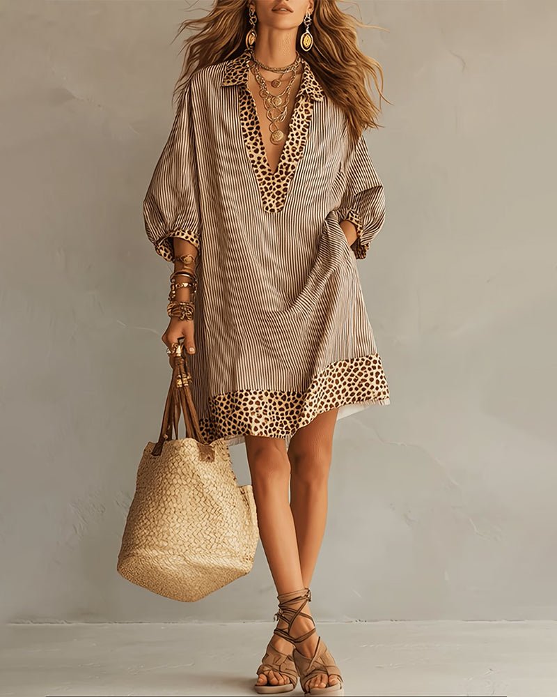 Dames Jurk mini Zomer Loose Fit – Vorana