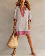 Dames Jurk mini Zomer Loose Fit – Vorana