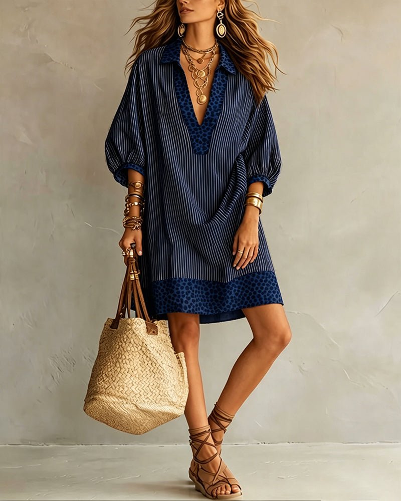 Dames Jurk mini Zomer Loose Fit – Vorana