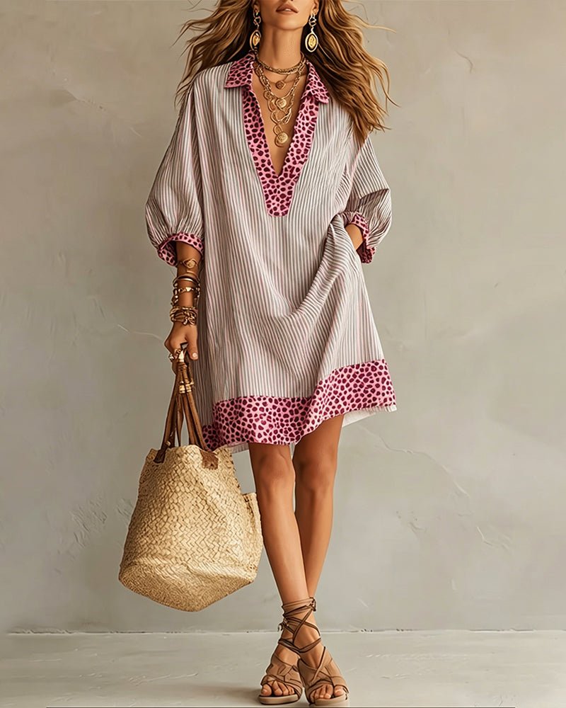 Dames Jurk mini Zomer Loose Fit – Vorana