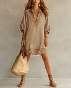 Dames Jurk mini Zomer Loose Fit – Vorana