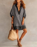 Dames Jurk mini Zomer Loose Fit – Vorana