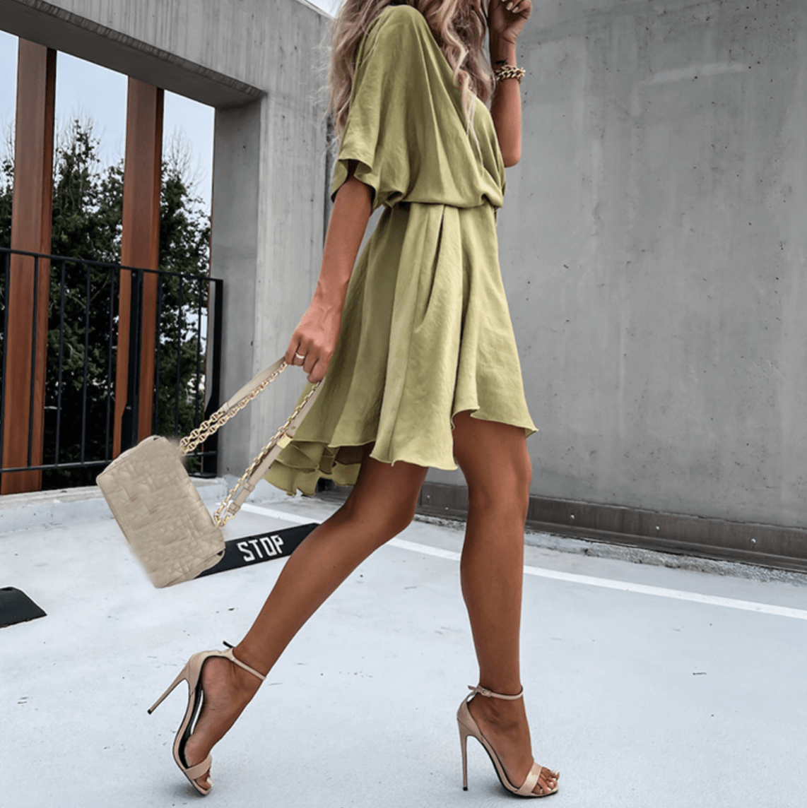 Dames Jurk Snit met verfijnde details – Vorana