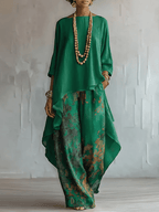 Dames Jurk Zomer Boho Bloemenprint – Vorana