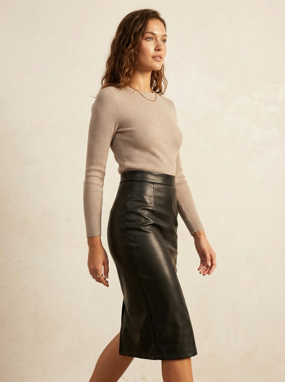Dames Rok Midi Overslag Wikkelmodel – Vorana