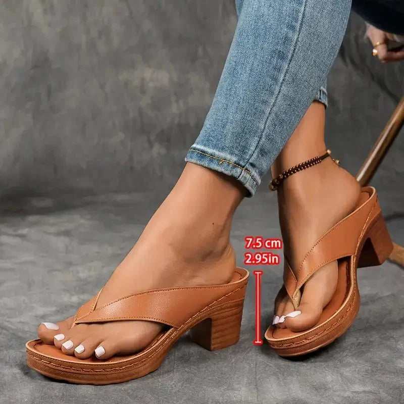 Dames sandalen Comfort Leer – Vorana