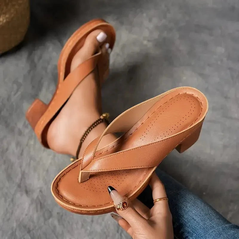 Dames sandalen Comfort Leer – Vorana